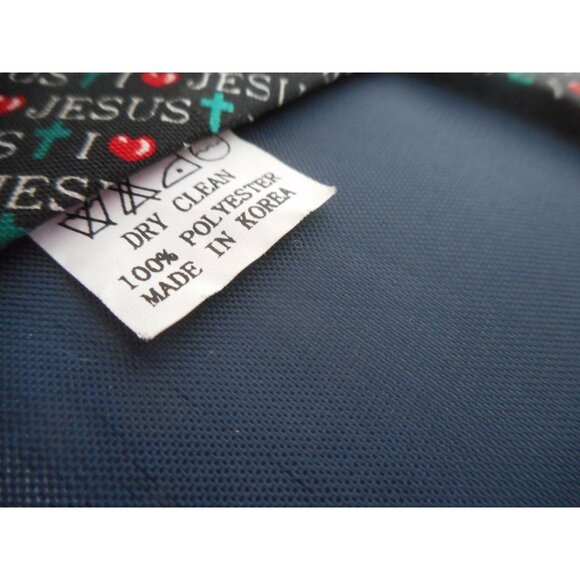 Vintage I Heart Jesus Tie necktie Steven Harris - Picture 4 of 4